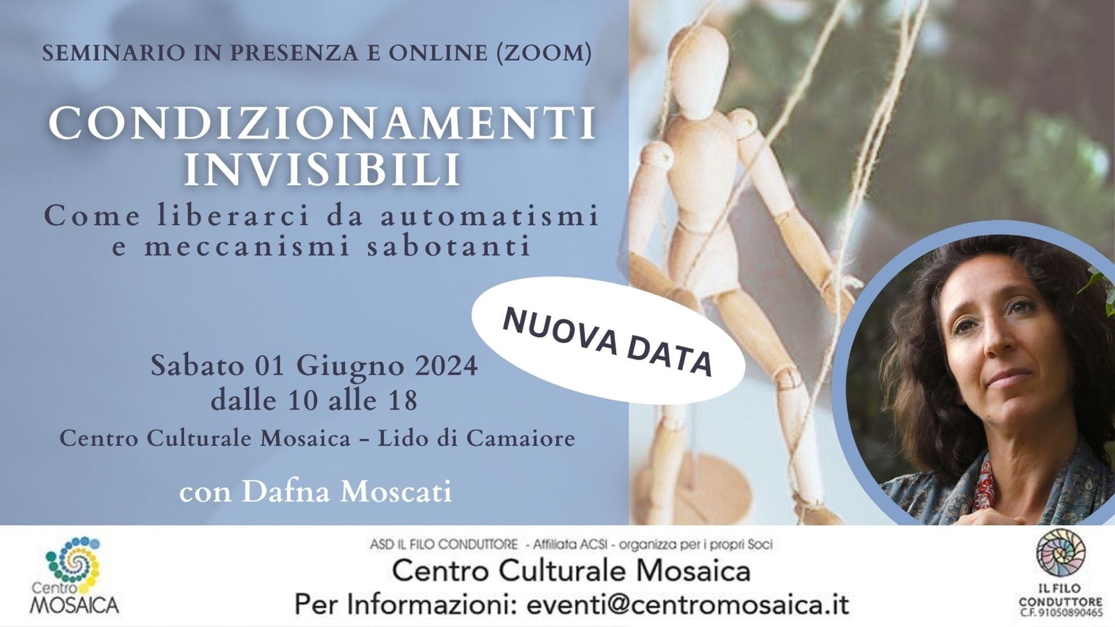 condizionamenti invisibili dafna moscati