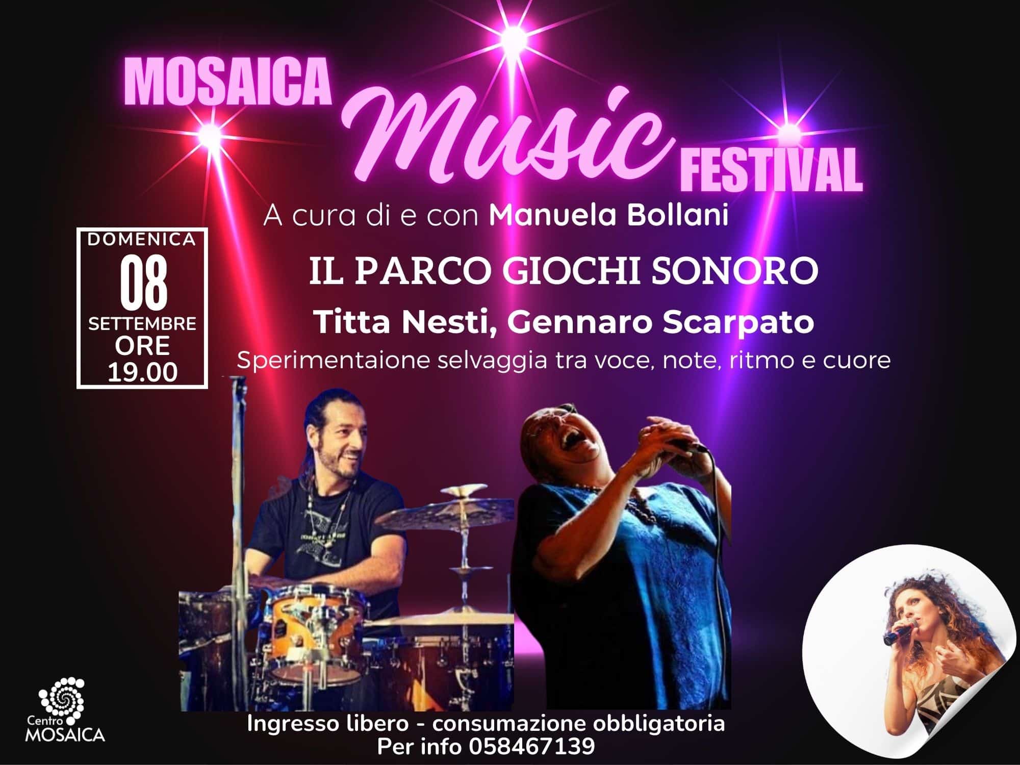 Mosaica Music Festival Il parco giochi sonoro