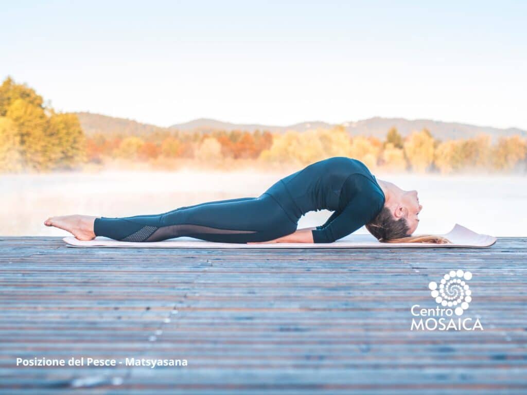 Yoga Posizione del Pesce Matsyasana
