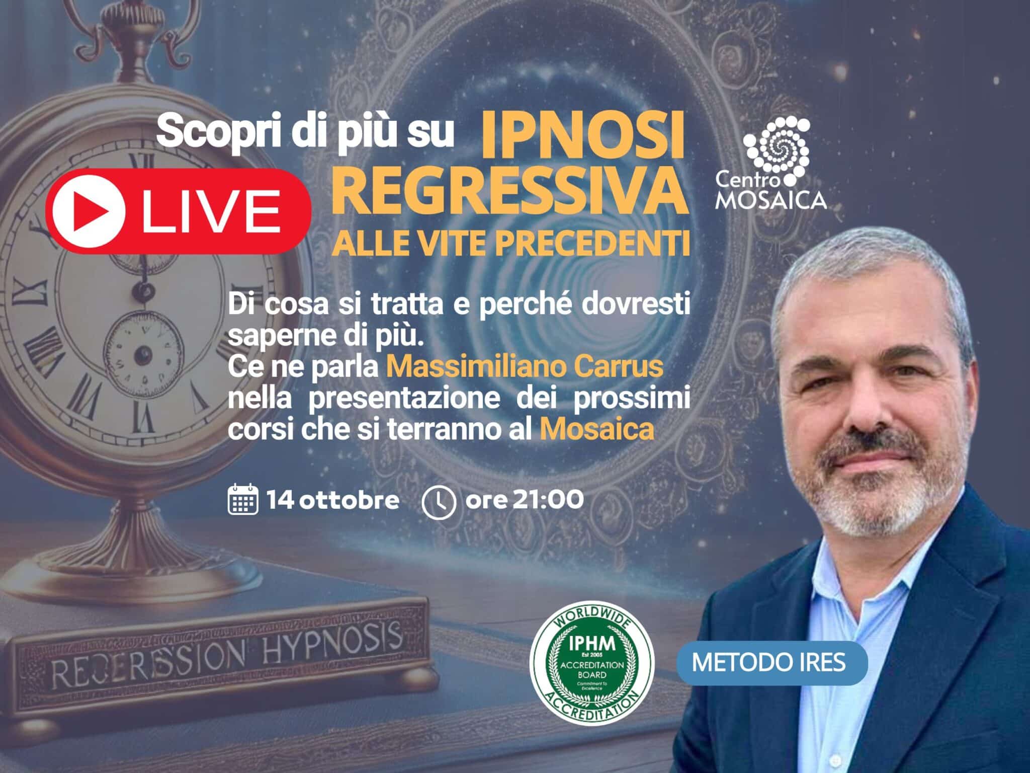 cos'è l'ipnosi regressiva massimiliano carrus