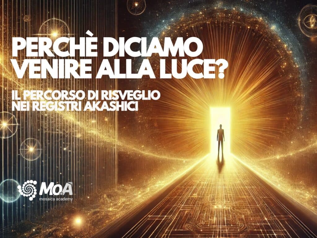 perché diciamo venire alla Luce