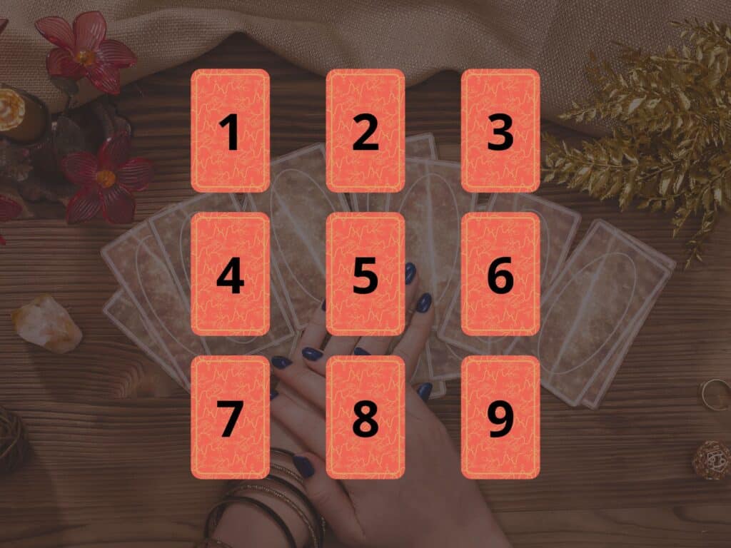 tarocchi marsiglia lettura 9 carte