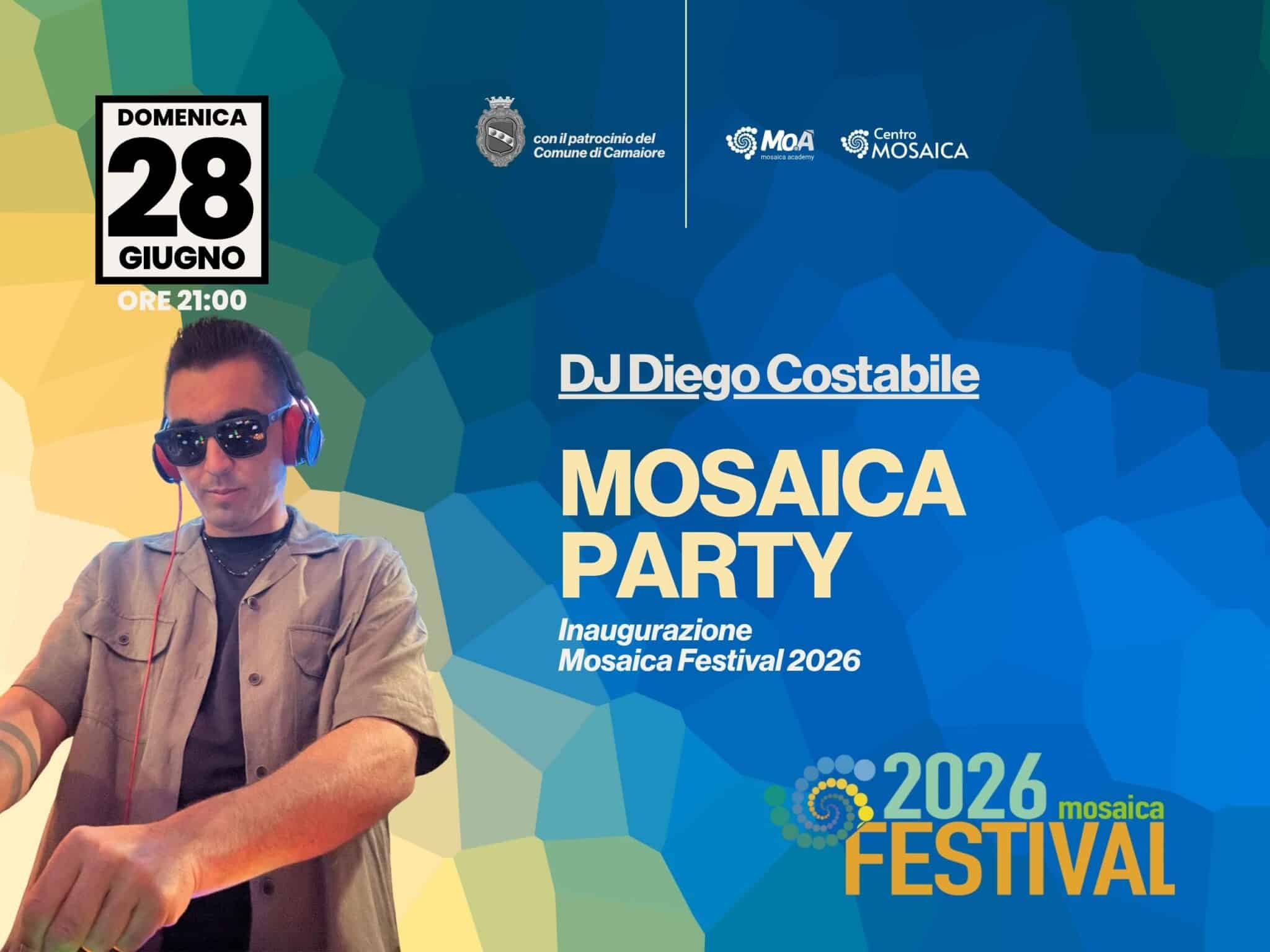 Mosaica Party – Inaugurazione Mosaica Festival