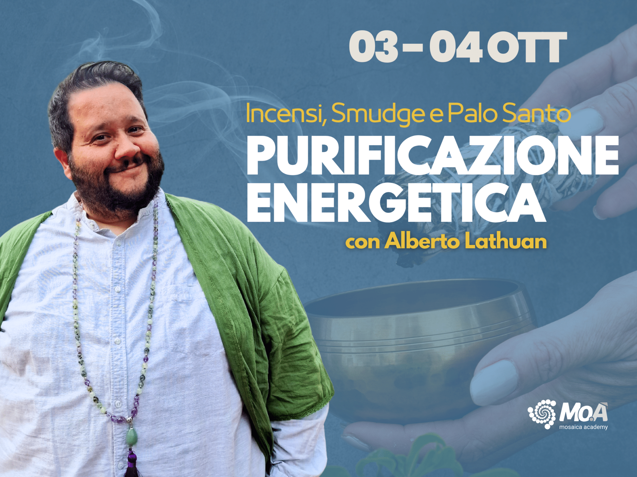 Purificazione Energetica con Incensi, Smudge e Palo Santo - 3-4 ottobre 2026